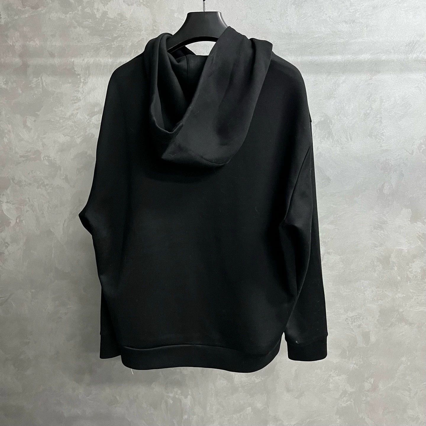 Prada prada black oversized hooded sweatshirt with pockets Size US XXL / EU 58 / 5 - 5 Thumbnail