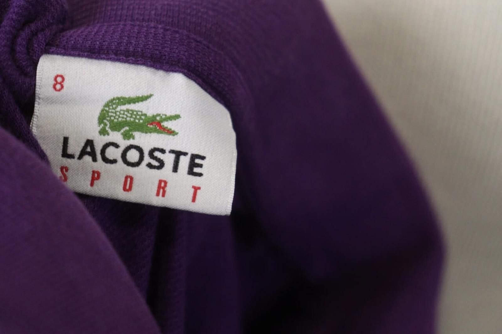 Lacoste Lacoste Purple 100% Cotton Collared Polo Shirt Size 8 Size US M / EU 48-50 / 2 - 12 Thumbnail