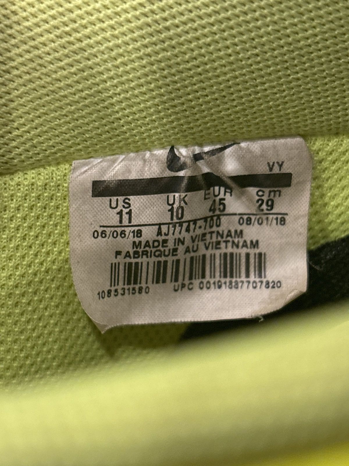 Nike Nike Air Force 1 Utility Volt 2 - Size 11 Size US 11 / EU 44 - 2 Thumbnail
