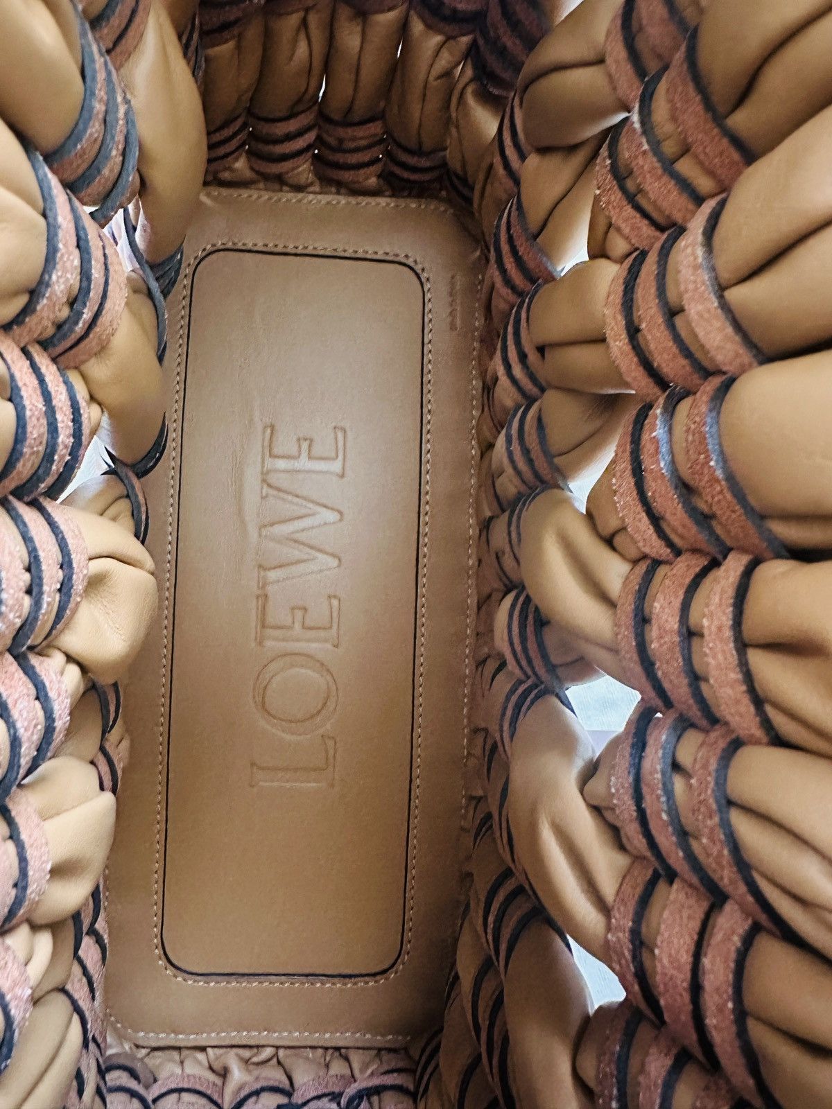 Loewe Small Tubular Basket in nappa lambskin Size ONE SIZE - 3 Thumbnail