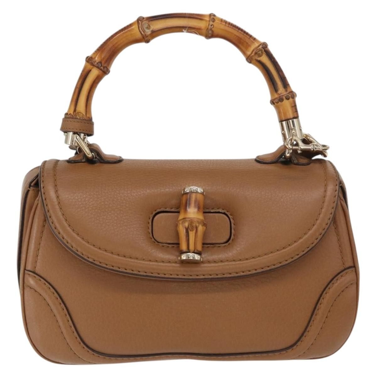 Gucci Gucci New Bamboo 1921 Top Handle Leather Size ONE SIZE - 1 Thumbnail