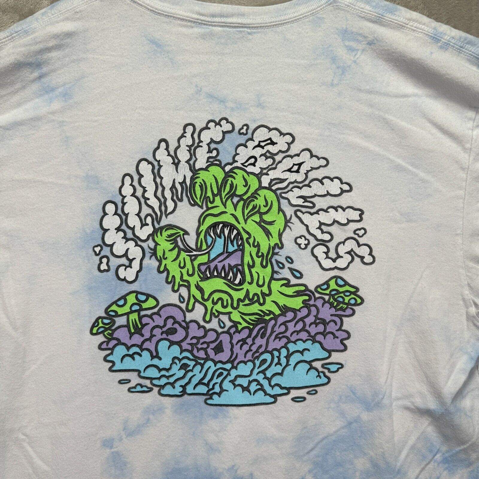 Santa Cruz Skateboards Vintage Santa Cruz Slime Balls Skateboard Tie Dye T-shirt L Size US L / EU 52-54 / 3 - 4 Thumbnail