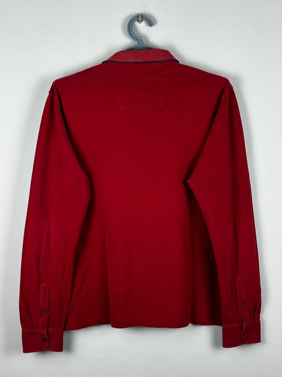 Ermenegildo Zegna Ermenegildo Zegna Sport Long Sleeve Polo Size US L / EU 52-54 / 3 - 11 Thumbnail