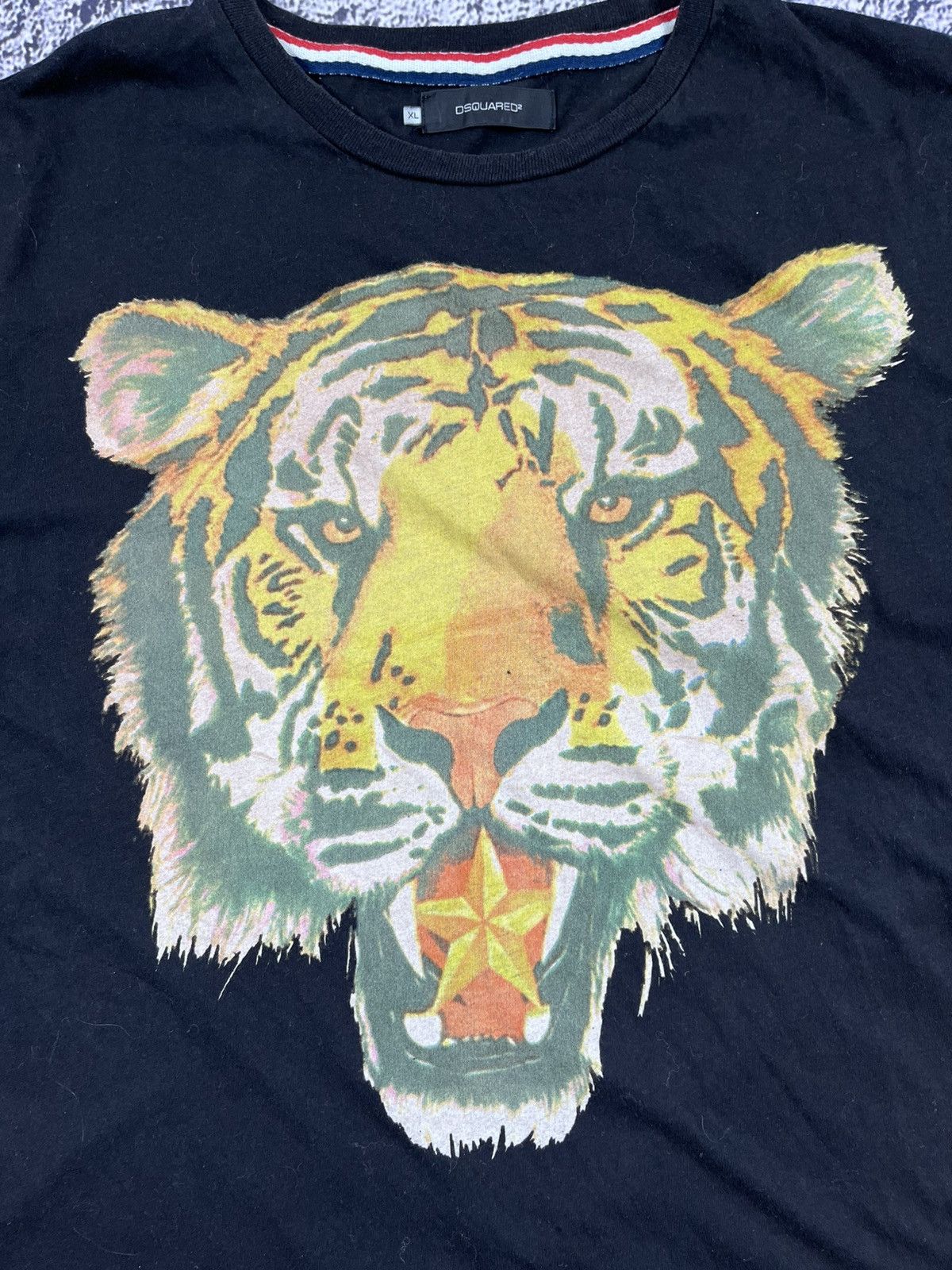 Dsquared2 Dsquared tiger vintage t shirt rare streetwear Size US XL / EU 56 / 4 - 2 Thumbnail
