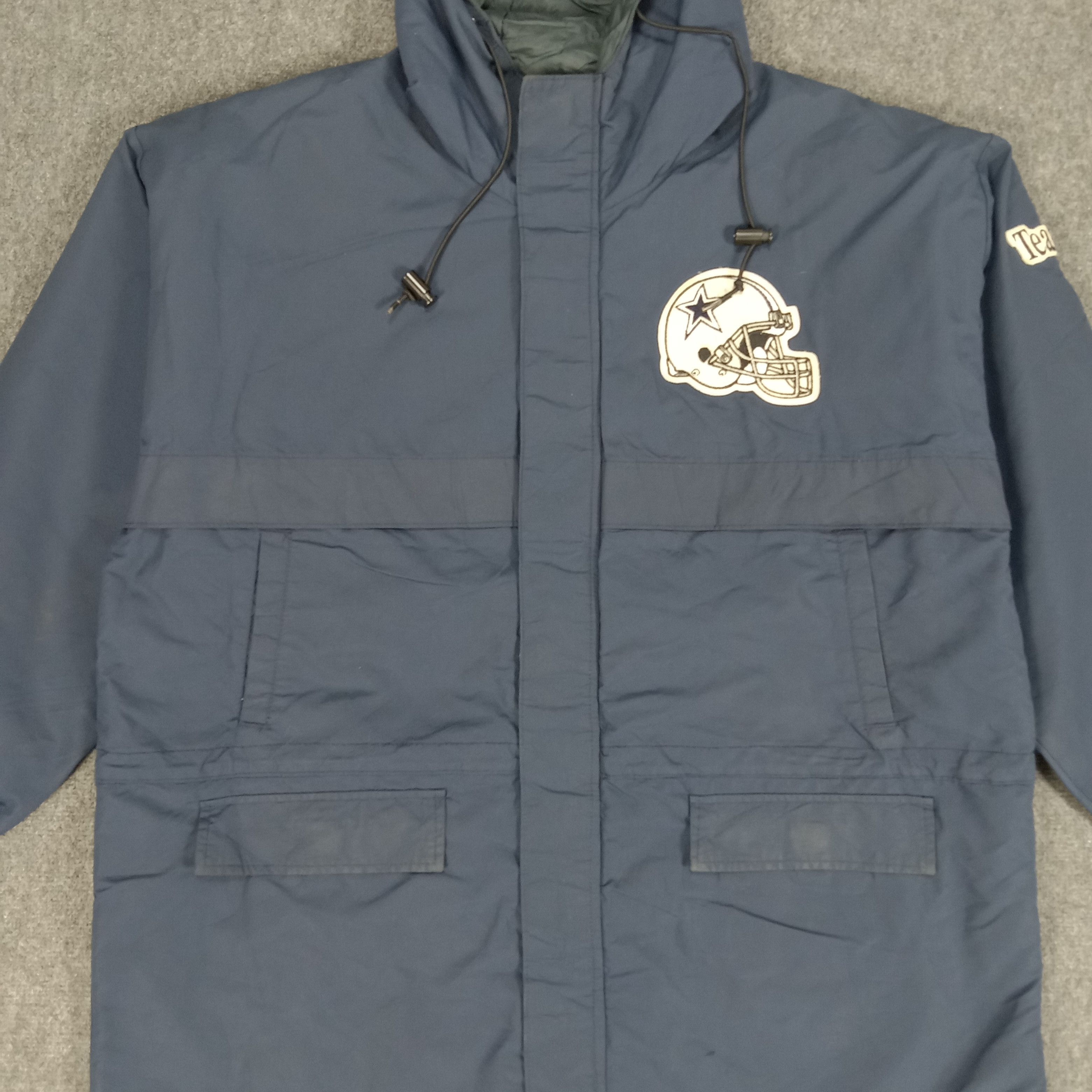 Chalk Line × NFL × Vintage Dallas Cowboys NFL American Football Team Jacket Size US XL / EU 56 / 4 - 4 Thumbnail