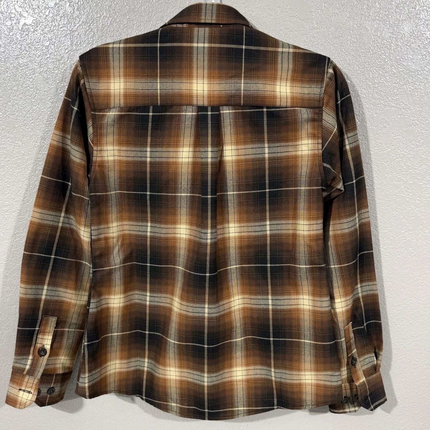 Vintage Dixxon Shirt Womens M Brown Black Plaid Button Snap The Barrel Flannel Casual Casual Shirt Womens M Brown Black Plaid Button Snap The Barrel Flannel Size M / US 6-8 / IT 42-44 - 7 Thumbnail