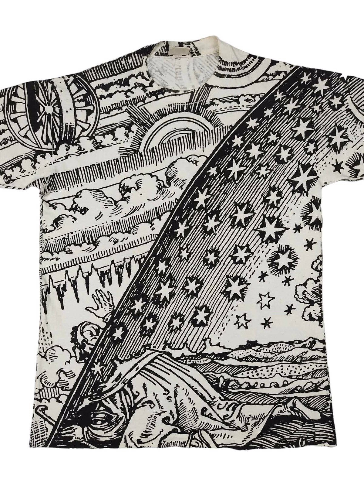 Arts & Science × Vintage Vintage Asylum All Over Print Tee T-Shirt Size US M / EU 48-50 / 2 - 2 Thumbnail