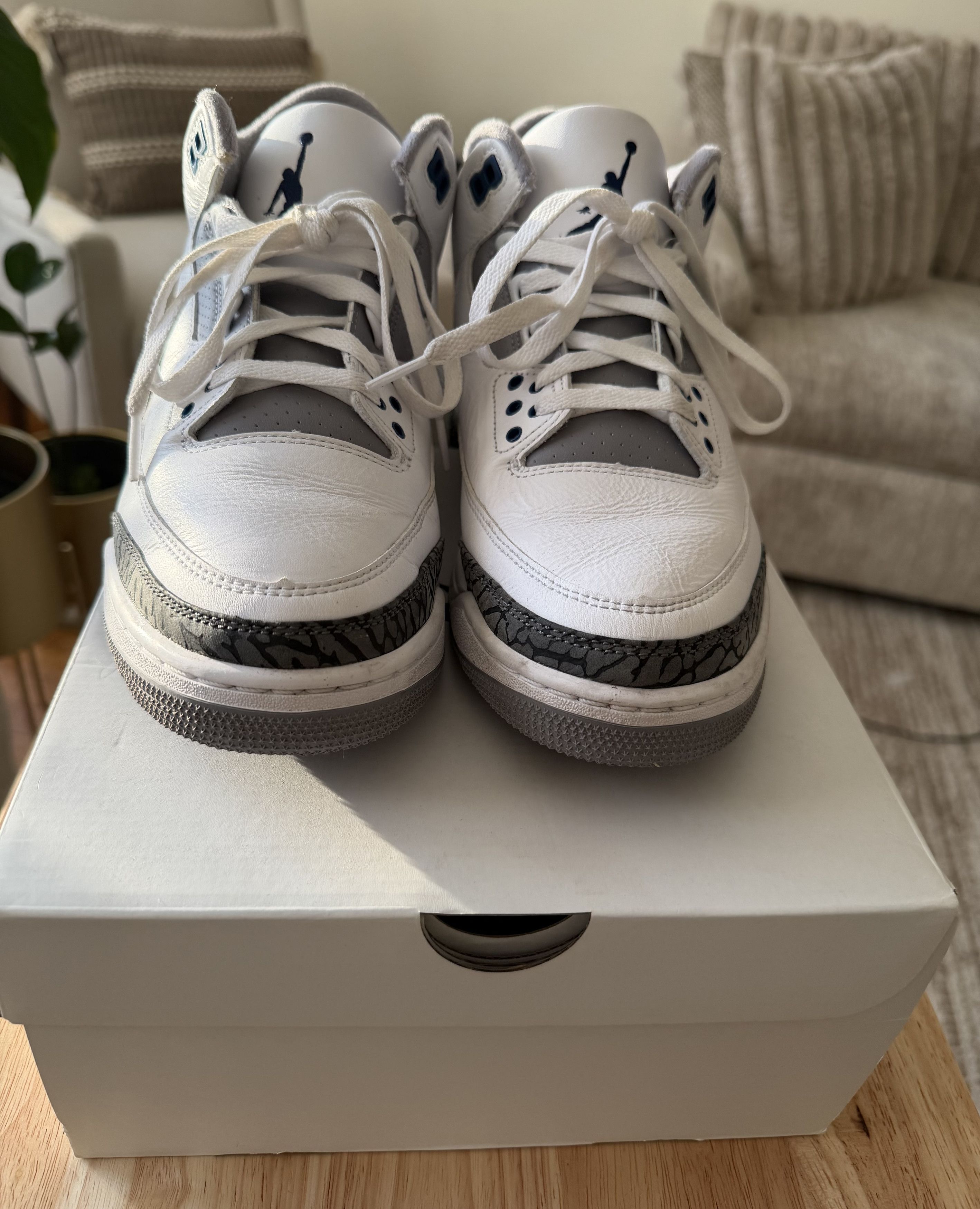 Jordan Brand Jordan Retro 3 Midnight Navy (Preloved) Size US 9 / EU 42 - 3 Thumbnail
