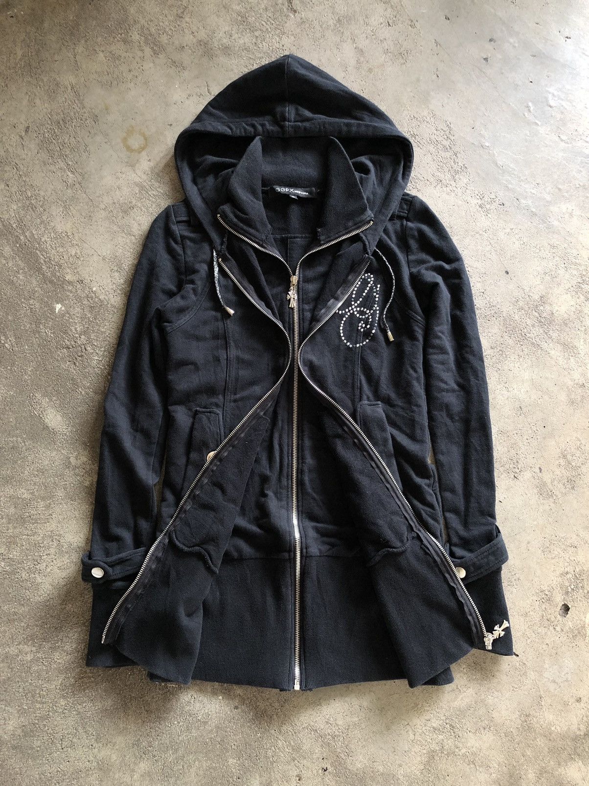 If Six Was Nine × Japanese Brand × Le Grande Bleu (L.G.B.) JAPANESE GGPX HOODIE DOUBLE ZIPPER LGB STYLE Size M / US 6-8 / IT 42-44 - 6 Thumbnail