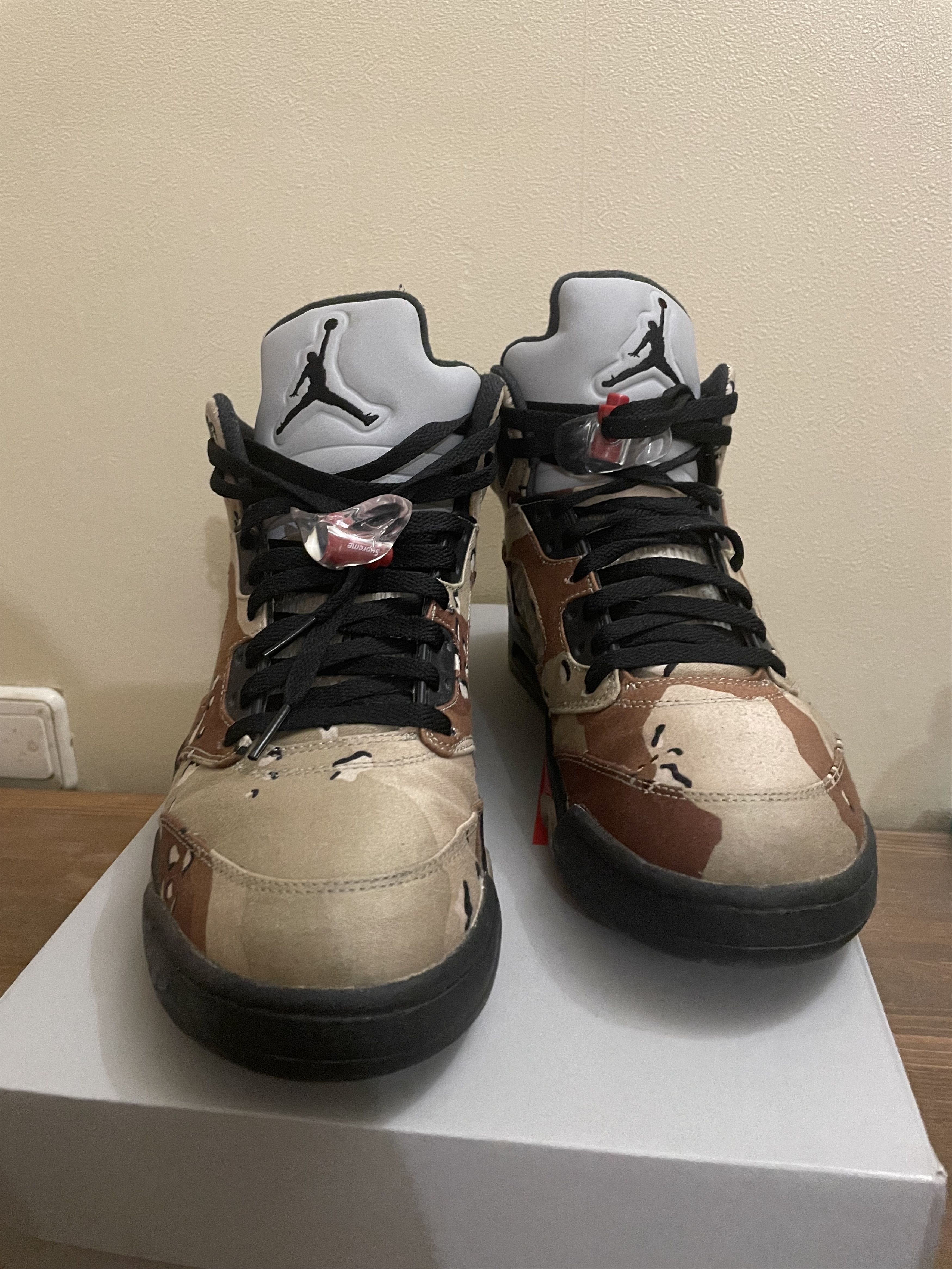 Jordan Brand × Supreme Supreme Jordan 5 Camo Size US 10 / EU 43 - 3 Thumbnail