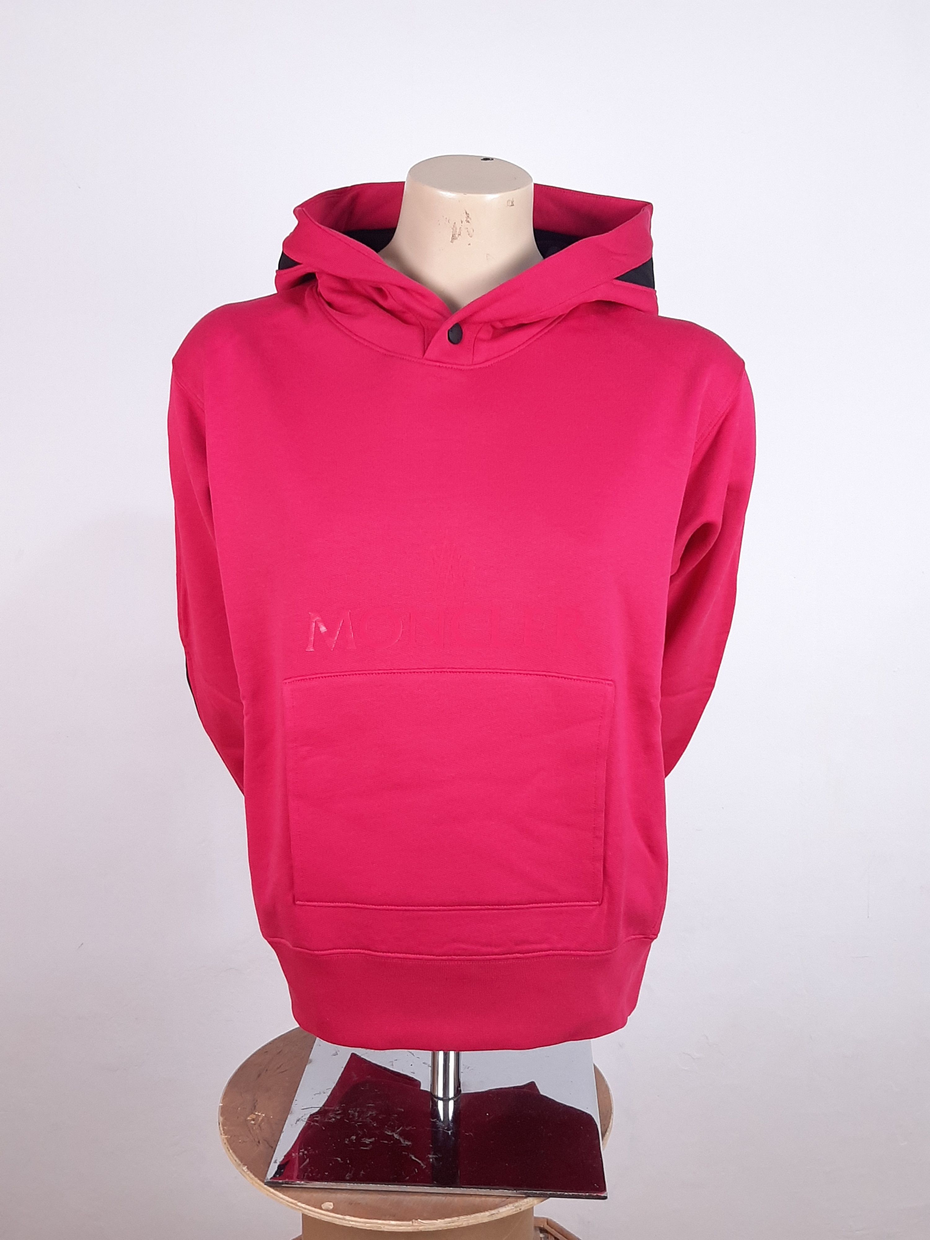 Moncler Moncler Hoodie Pink Black Women's Size S Size S / US 4 / IT 40 - 2 Thumbnail
