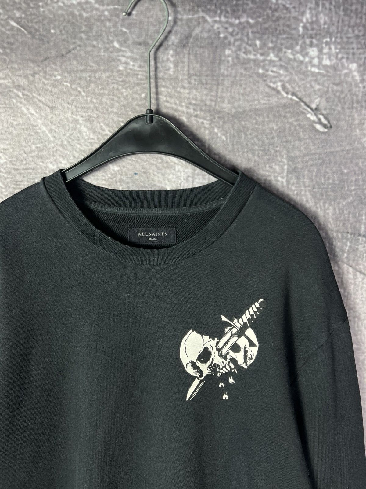 Allsaints AllSaints Splitter Skull&Dagger Oversized Crewneck Sweatshirt Size US S / EU 44-46 / 1 - 4 Thumbnail