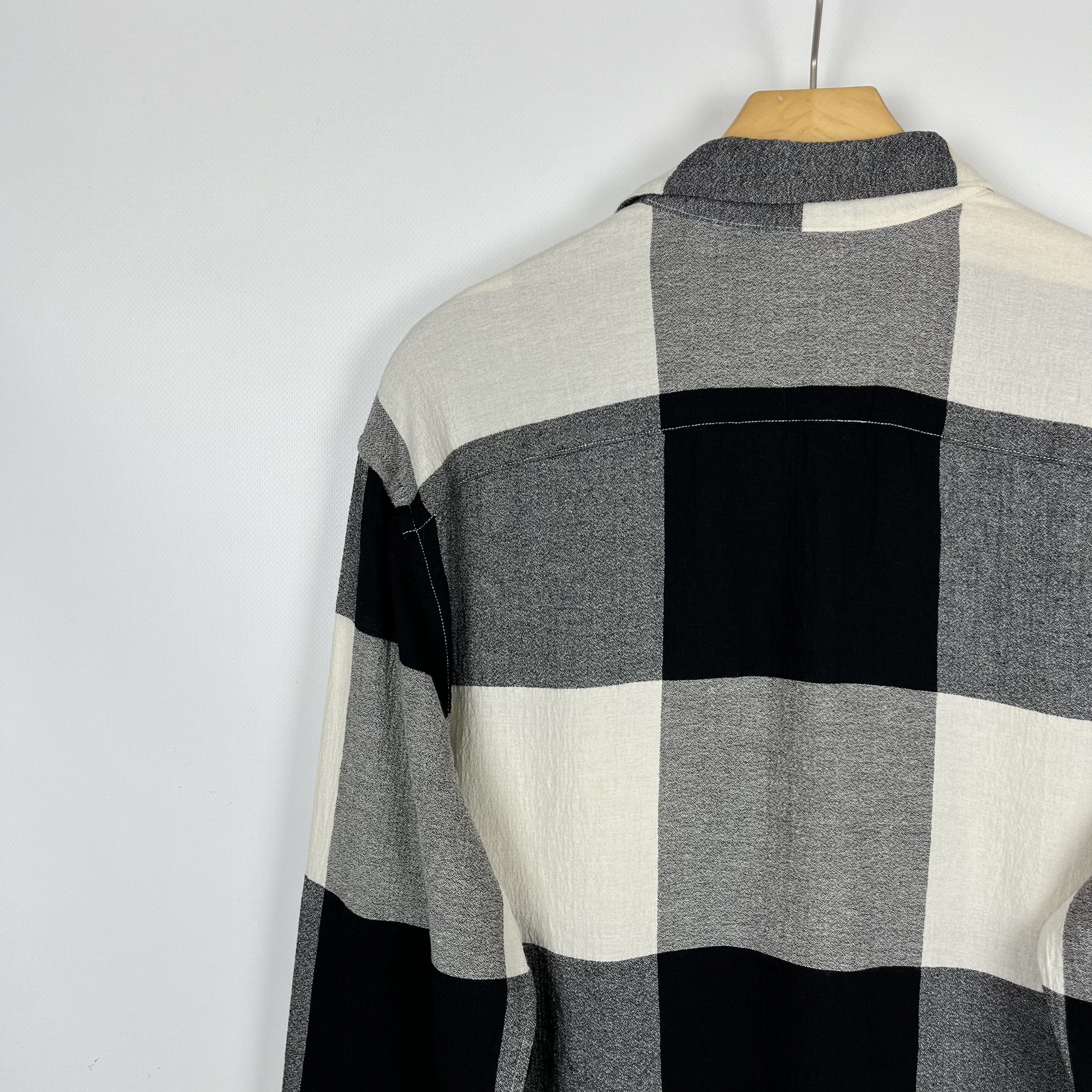 Allsaints AllSaints Lausanne Checkered Long Sleeve Button Up Shirt Size US M / EU 48-50 / 2 - 22 Thumbnail