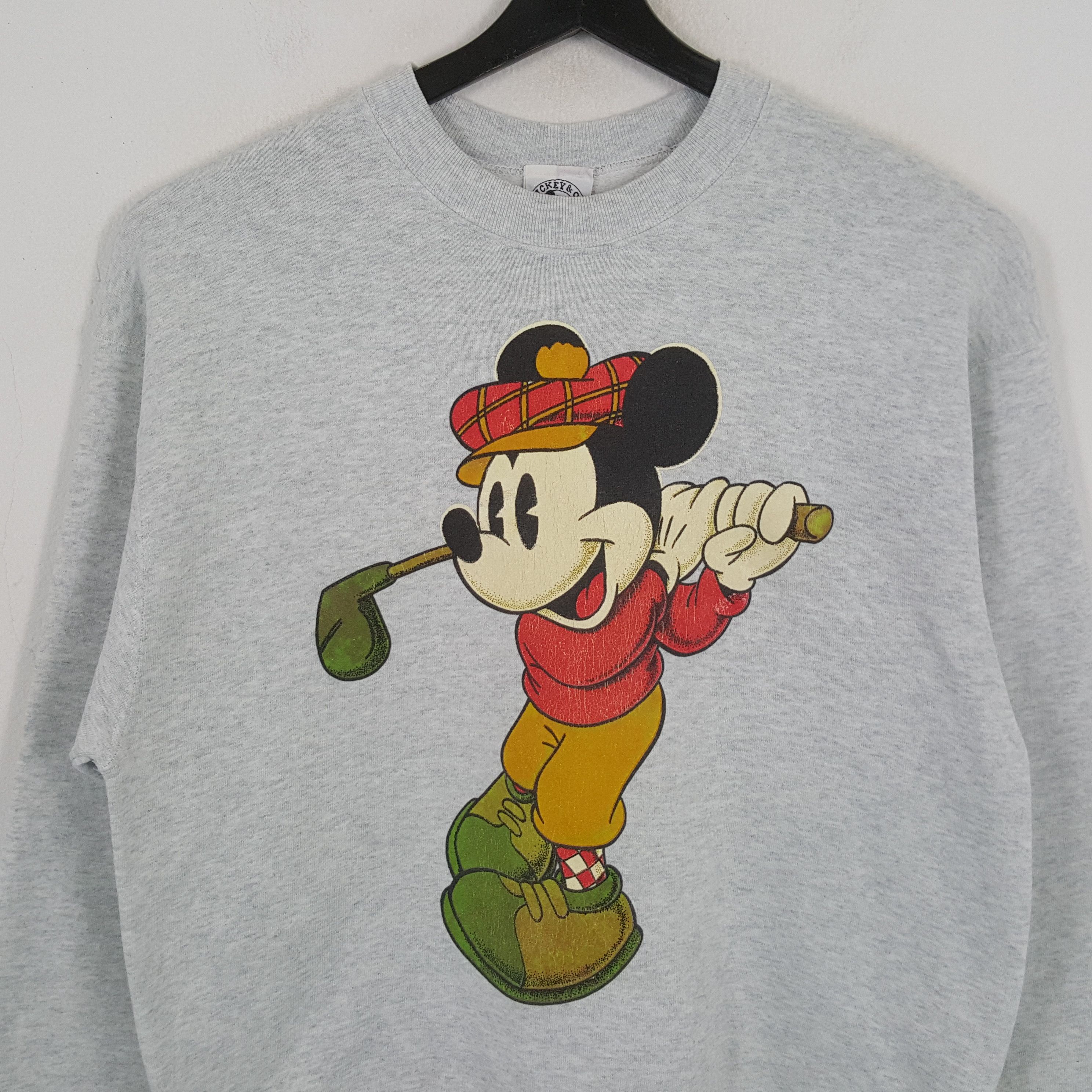 Disney × Mickey Mouse × Vintage MICKEY MOUSE DISNEY Cartoon Character Vintage Sweatshirt Size US M / EU 48-50 / 2 - 2 Thumbnail
