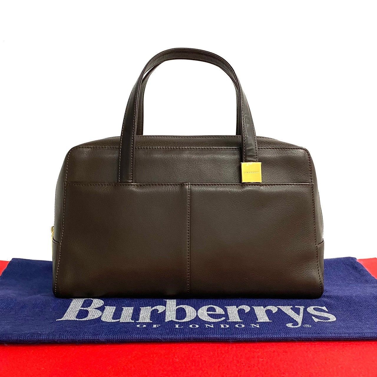 Burberry Burberry Handbag Brown Leather Size ONE SIZE - 1 Thumbnail