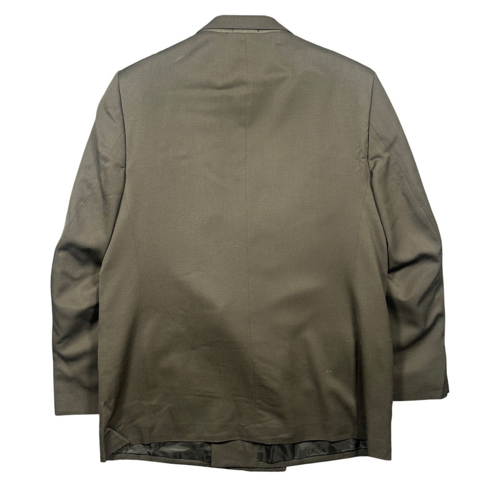 Other Trieste Double Breasted Blazer Mens Size 50L Olive Green Size 50L - 3 Thumbnail