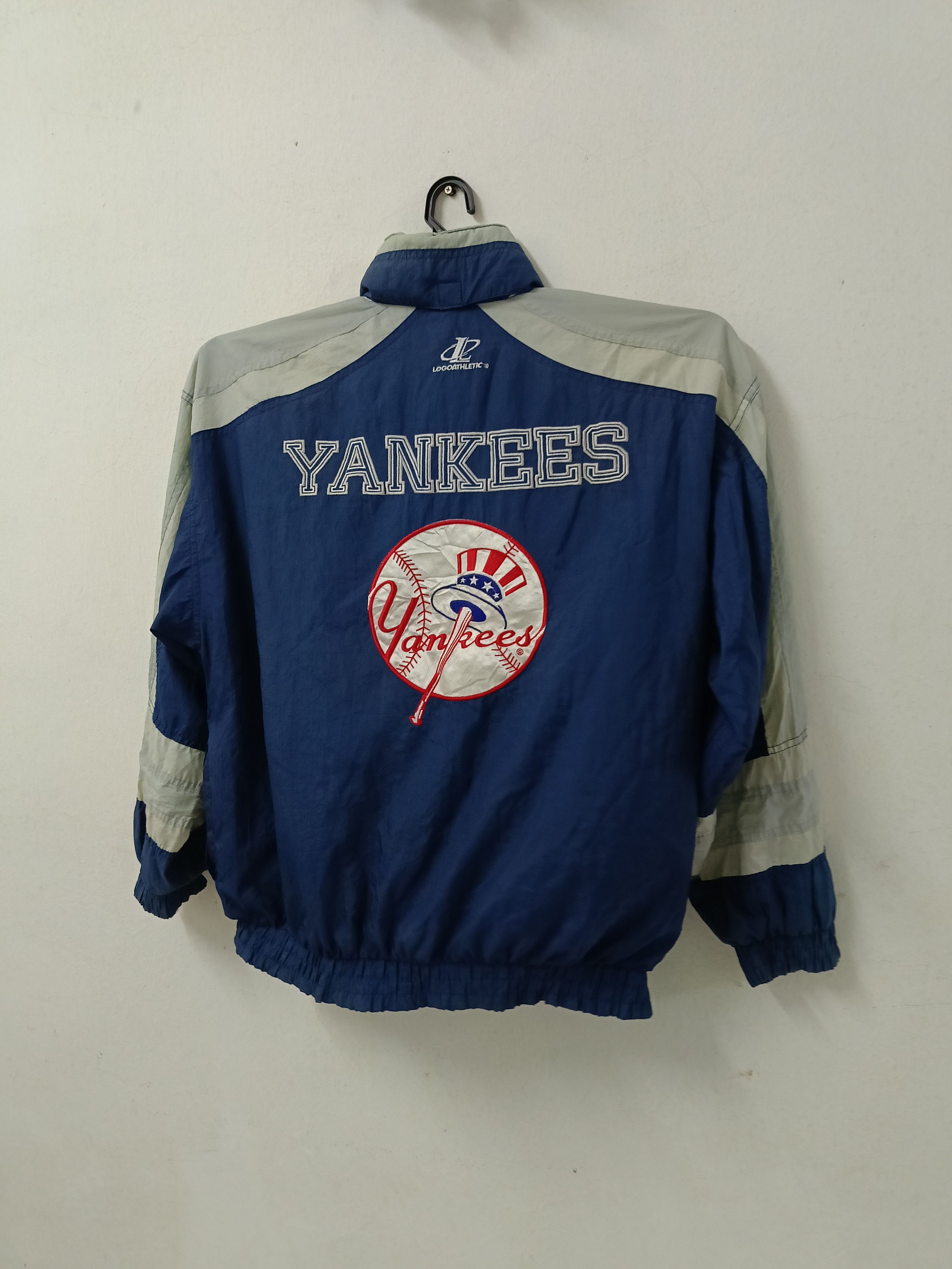 Logo 7 × New York Yankees × Vintage NY Yankees Vtg 90s Logo Athletic jacket Size US L / EU 52-54 / 3 - 1 Thumbnail