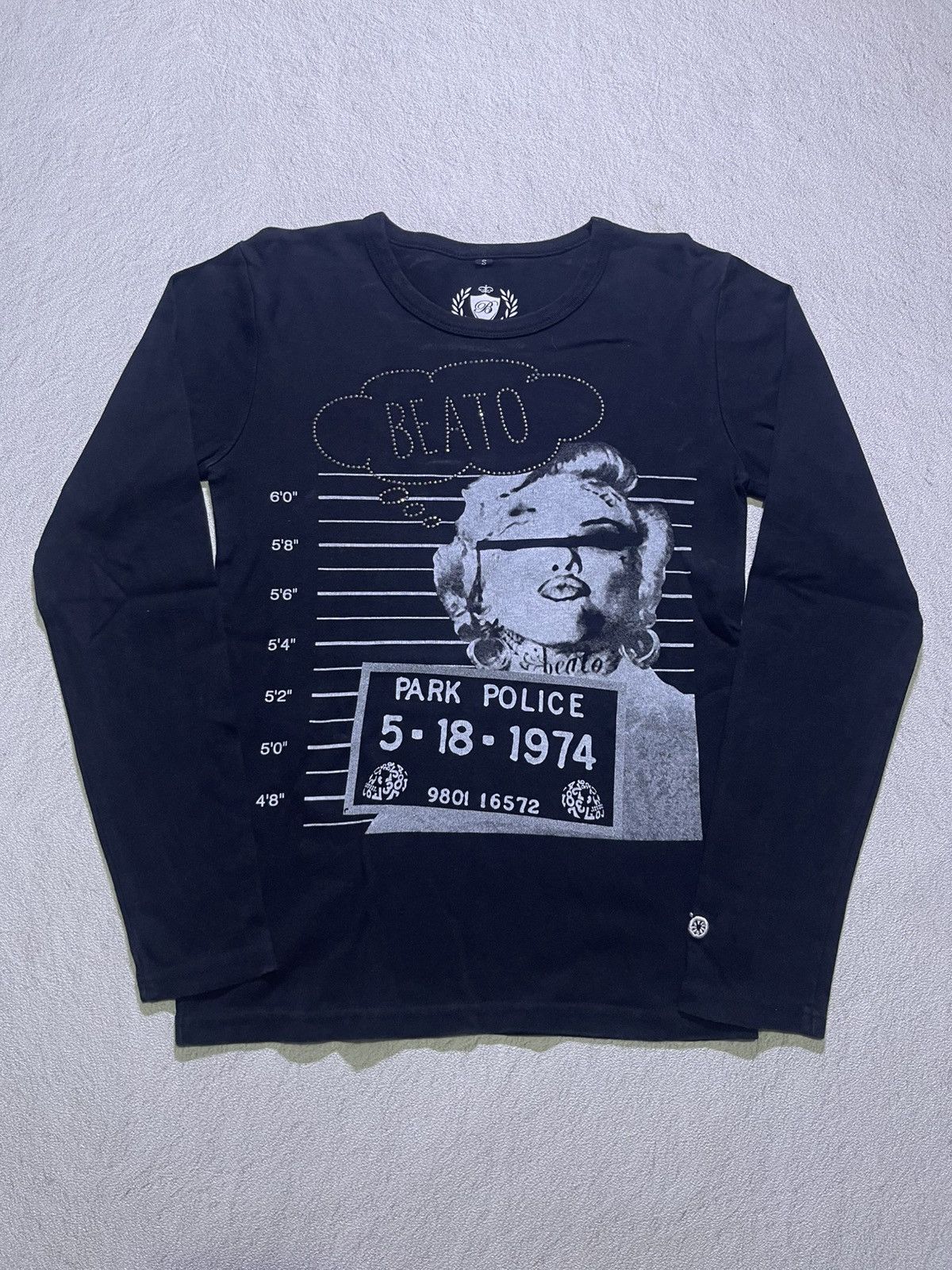 Japanese Brand Y2K BEATO long sleeve tshirt Size US S / EU 44-46 / 1 - 1 Thumbnail