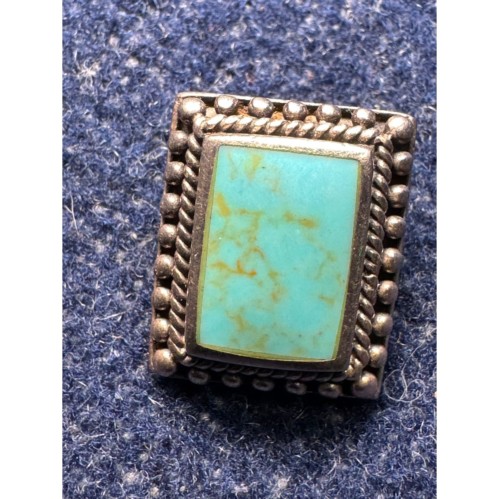 Other 925 Sterling Silver Turquoise Post Earrings Size ONE SIZE - 2 Thumbnail
