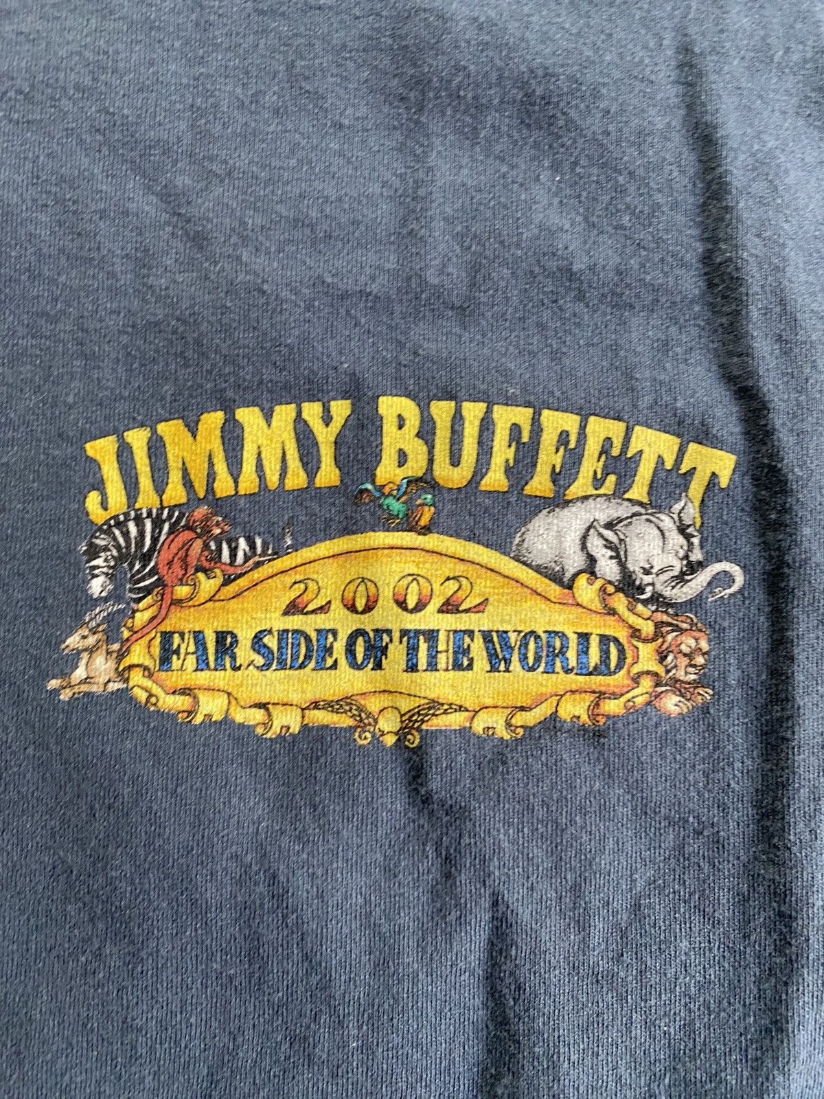 Band Tees Vintage 2002 Y2K Jimmy Buffet Far Side of the World Tour Tee Size US XL / EU 56 / 4 - 3 Thumbnail