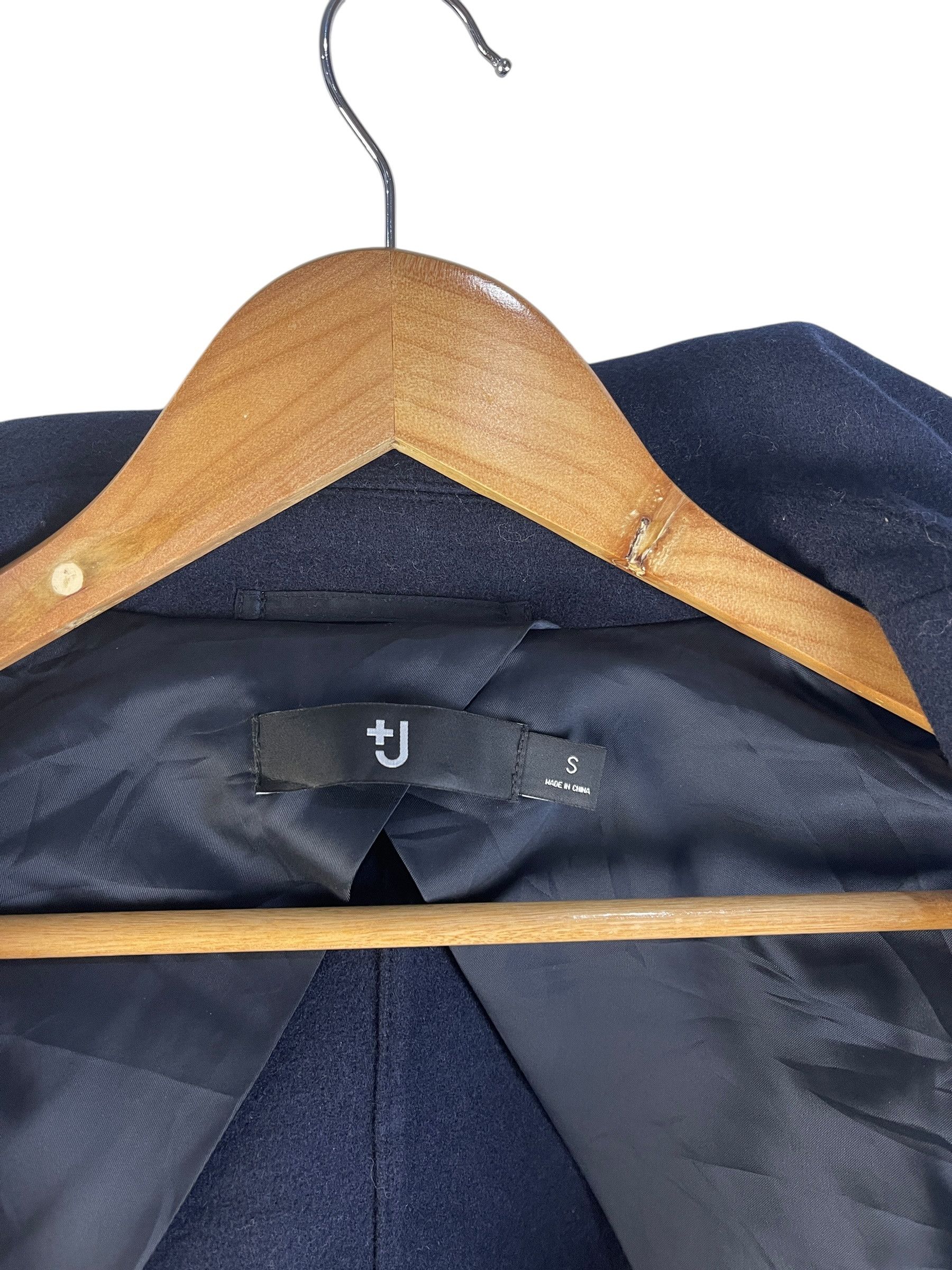 Jil Sander × Uniqlo UNIQLO +J Jil Sander Double Face Wool Peacoat Navy Size S Size US S / EU 44-46 / 1 - 12 Thumbnail