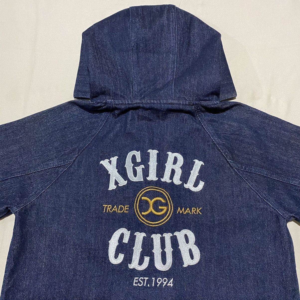 Japanese Brand × Vintage Vintage X-girl Embroidered Denim Jacket Size US M / EU 48-50 / 2 - 5 Thumbnail