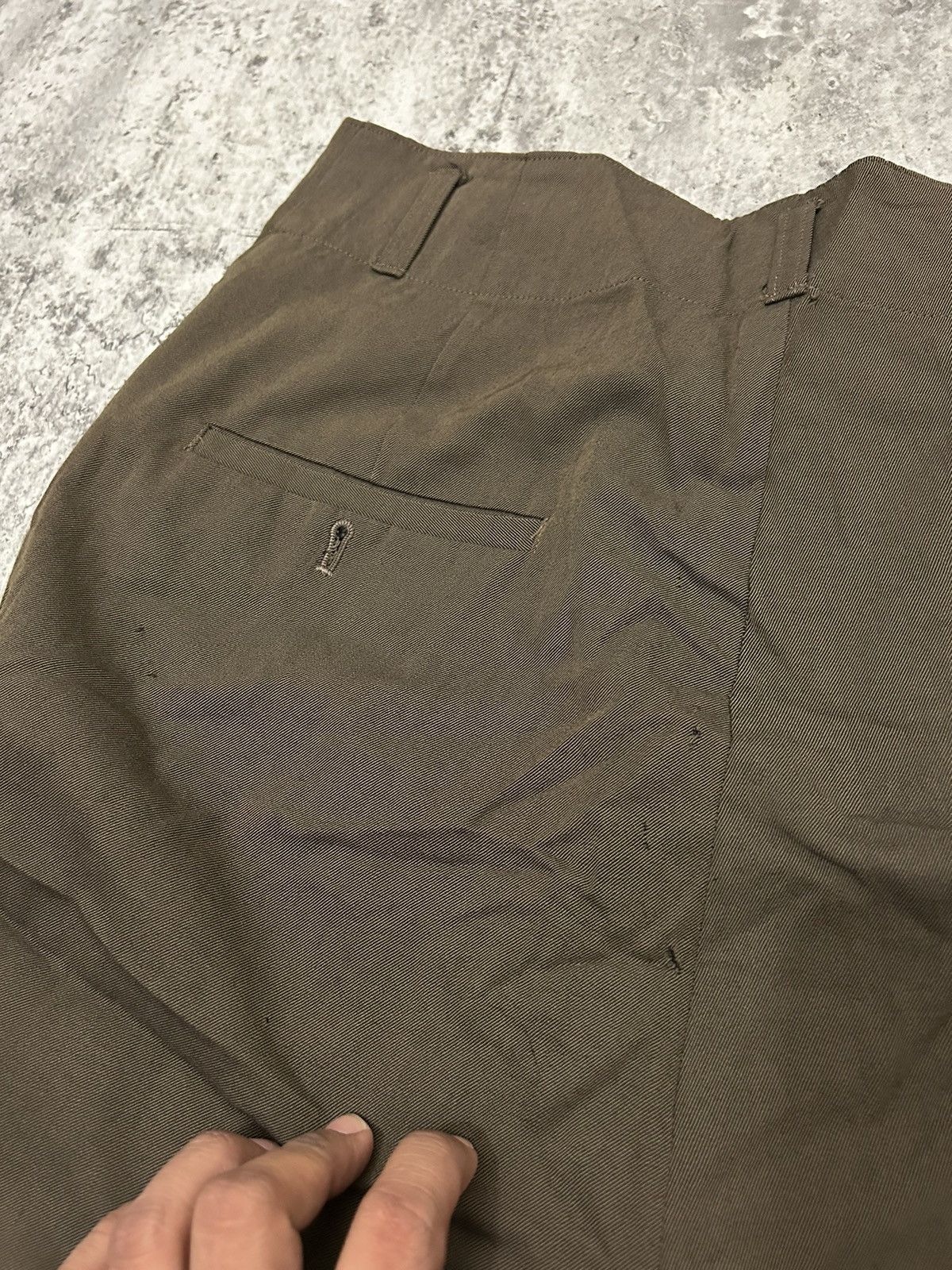 Seditionaries Japanese Brand GGD Wool Double Buckle Three Quarter Pants Size US 31 - 11 Thumbnail