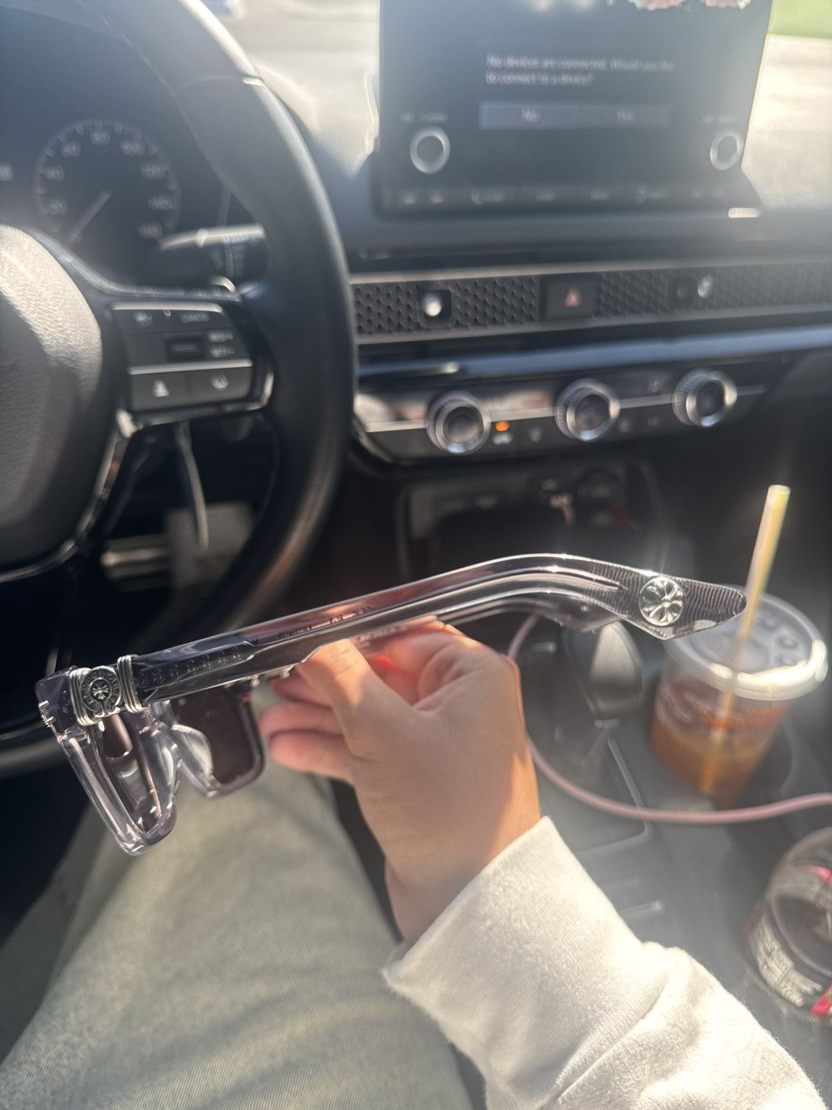 Chrome Hearts Chrome Hearts glasses Halllamanass Size ONE SIZE - 3 Thumbnail