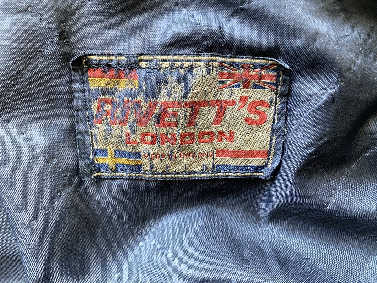 Vintage Vintage 80s Rivetts London Leather Biker Jacket Cafe Racer Size US L / EU 52-54 / 3 - 12 Thumbnail