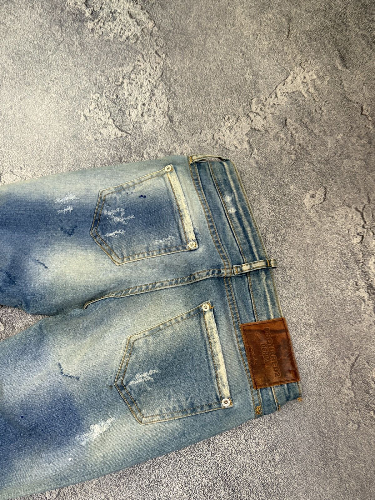Dsquared2 Dsquared2 Women's Slim Distressed Jeans Blue 36 IT / 0 US Size 25" / US 0 / IT 36 - 8 Thumbnail
