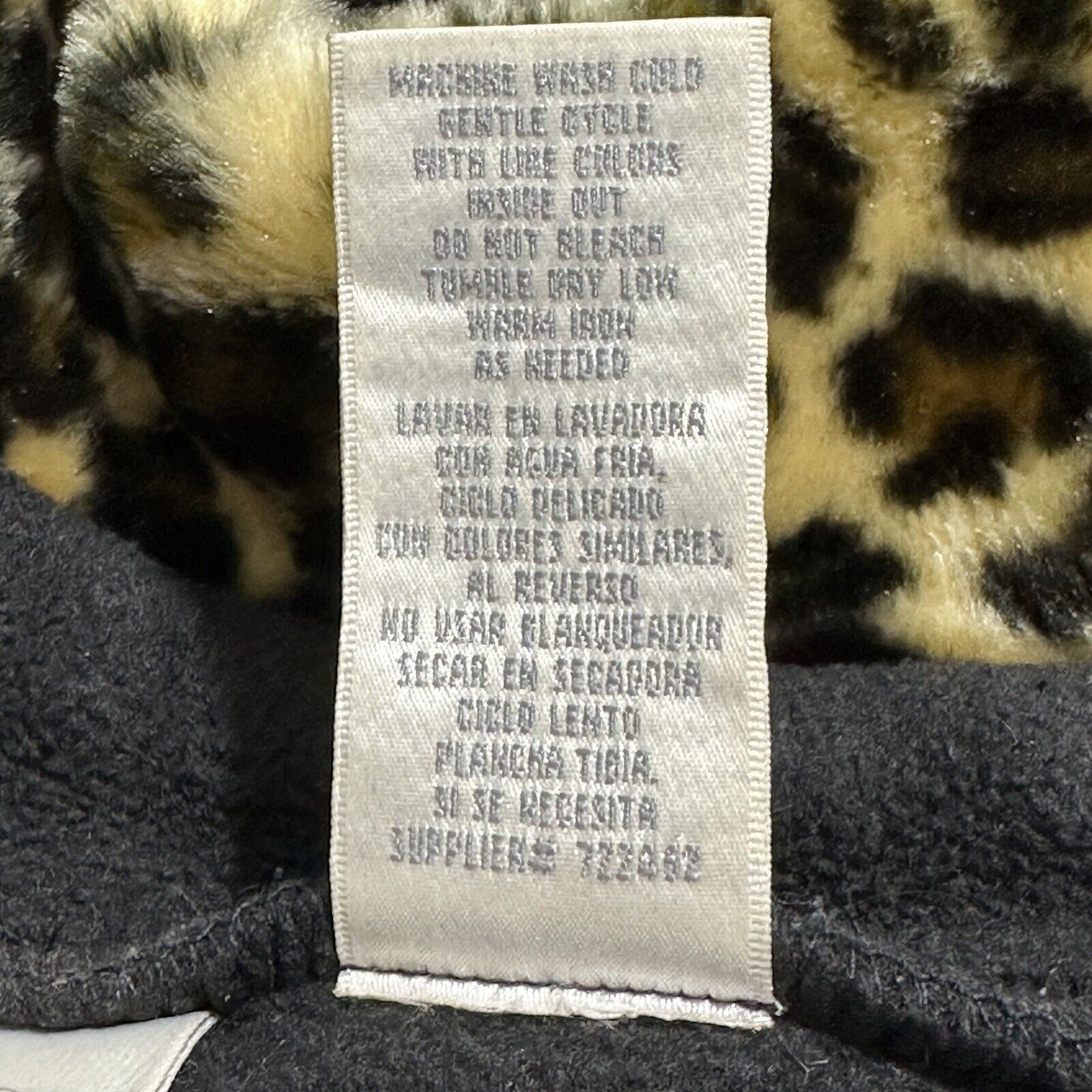 Other Worthington One Size Fleece Cape Poncho Faux Fur Leopard Size ONE SIZE - 13 Thumbnail