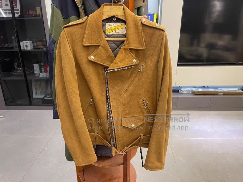Schott Schott The first year of the suede cowhide biker jacket Size US XS / EU 42 / 0 - 2 Thumbnail