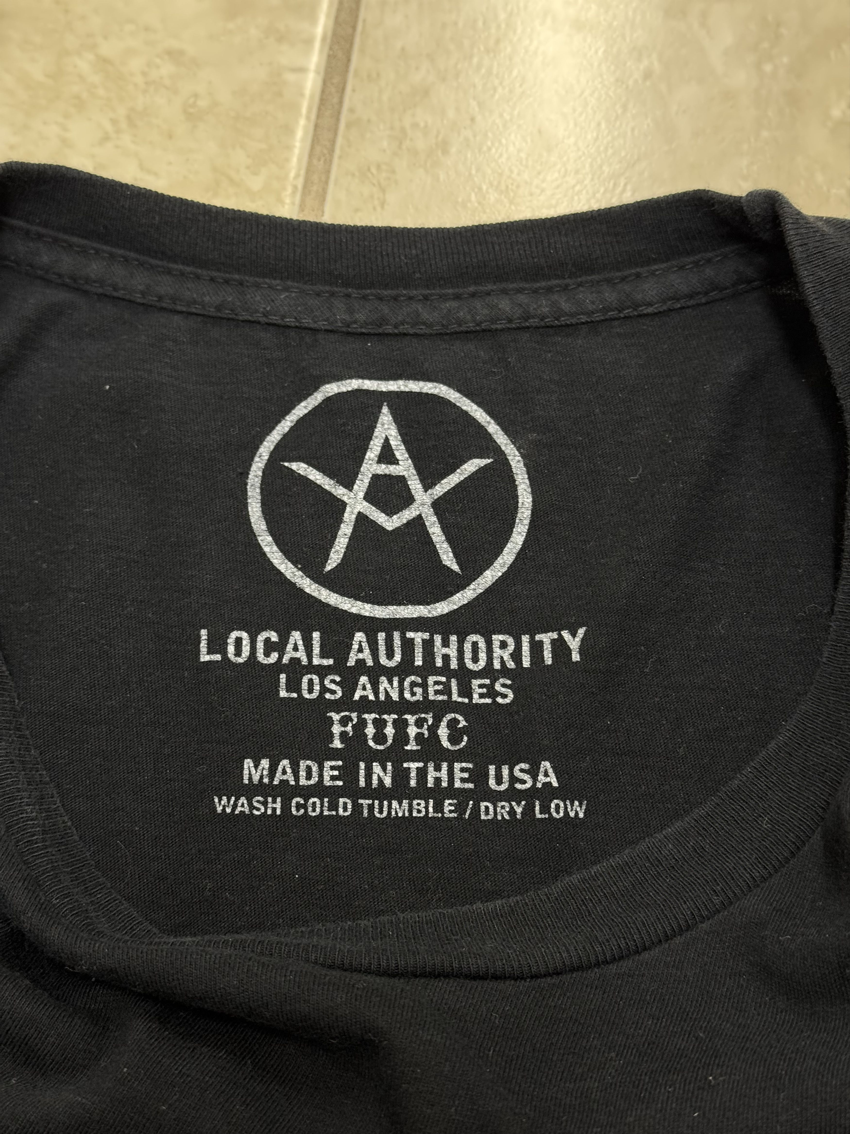 Local Authority Local Authority Faded Black Graphic Logo T-Shirt Size US M / EU 48-50 / 2 - 4 Thumbnail