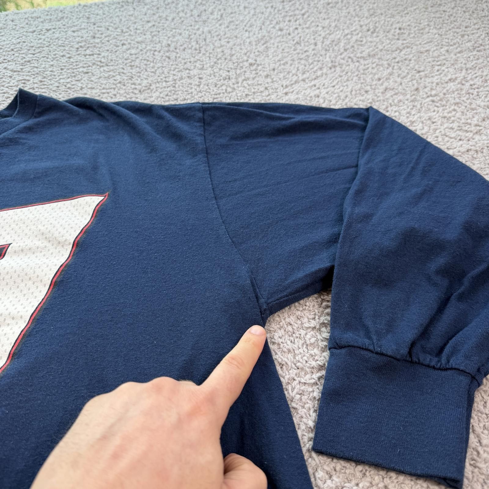 Majestic Rob Gronkowski 87 New England Patriots Long Sleeve Shirt Size US XXL / EU 58 / 5 - 7 Thumbnail