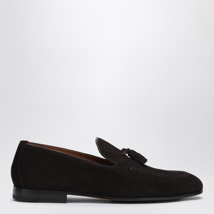 Doucal's o1d2blof0225 Leather Lace-Up Shoes in Dark Brown Size US 9.5 / EU 42-43 - 2 Thumbnail