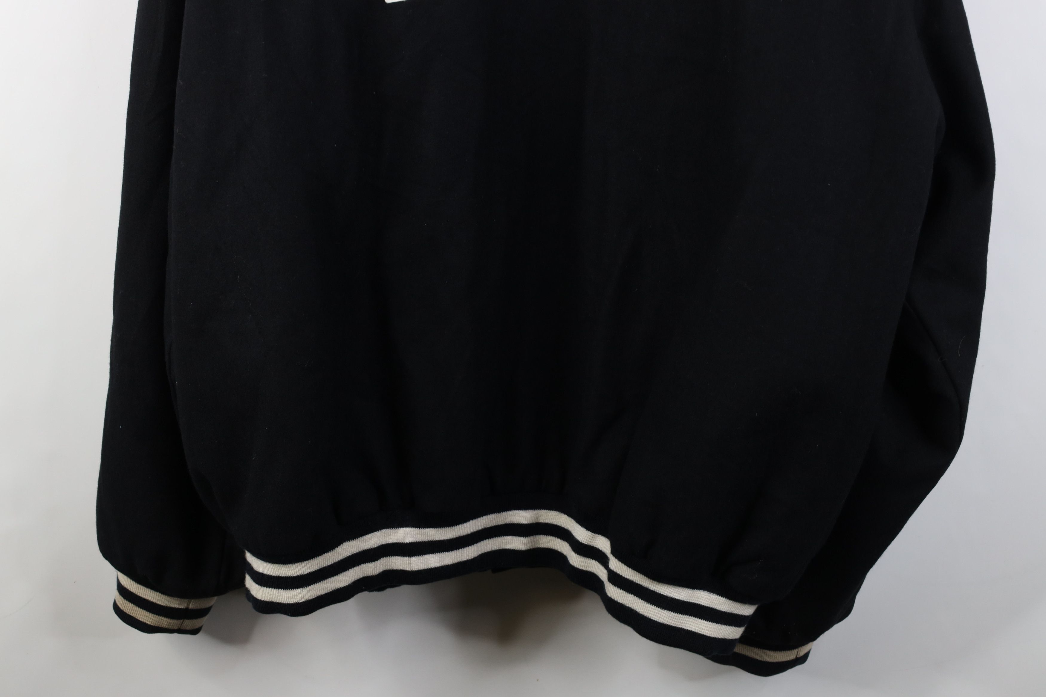 Vintage Vintage 90s JH Design Yankees Baseball Varsity Jacket Black Size US XXL / EU 58 / 5 - 18 Thumbnail