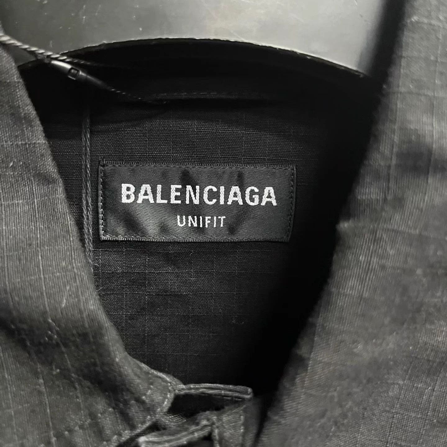 Balenciaga Balenciaga Black Oversized Button-Up Shirt - Size 37 Size US XXS / EU 40 - 3 Thumbnail