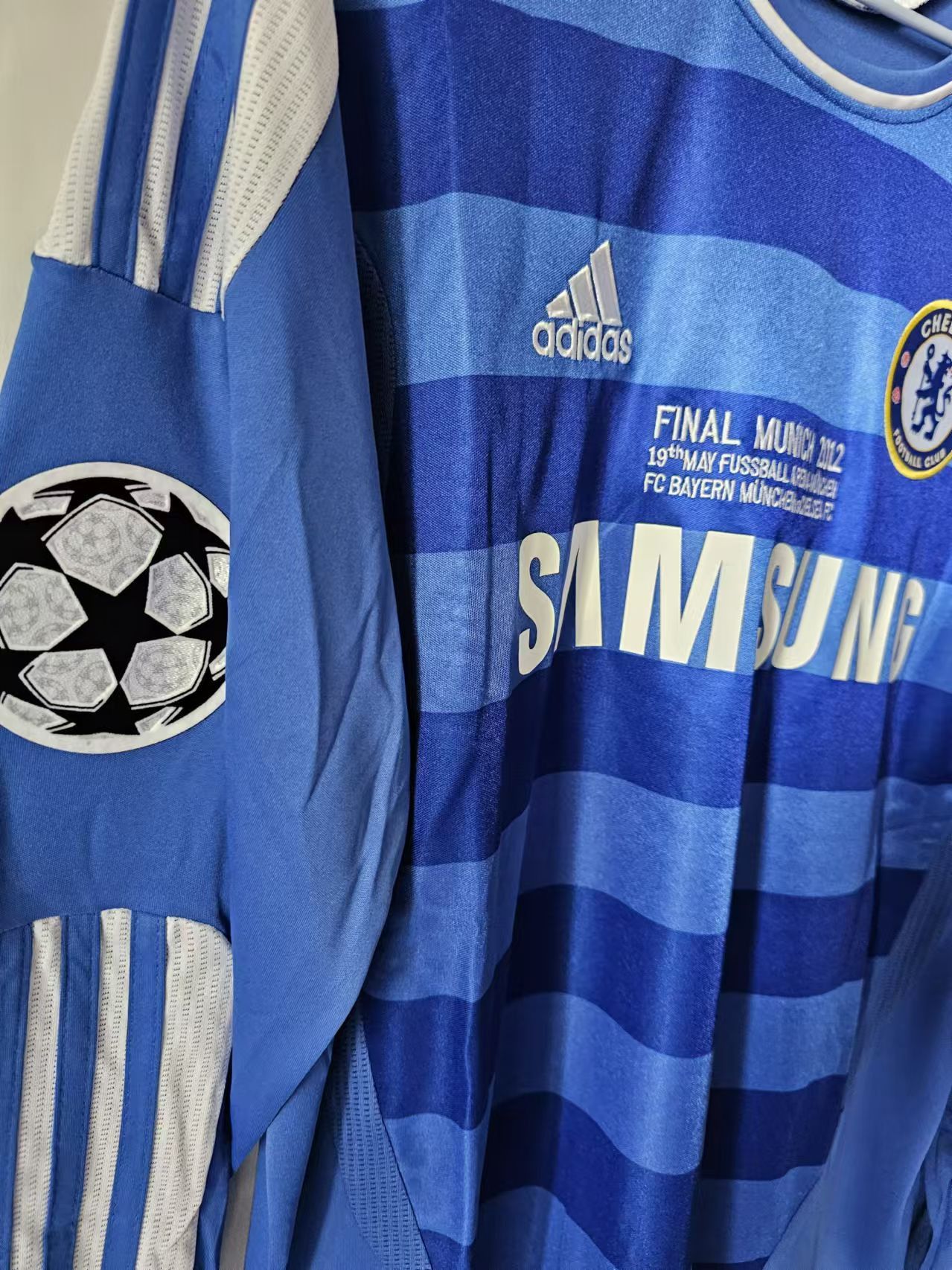 Adidas 2011 12 Chelsea #8 Frank Lampard Jersey Home Longsleeve Size US XL / EU 56 / 4 - 3 Thumbnail