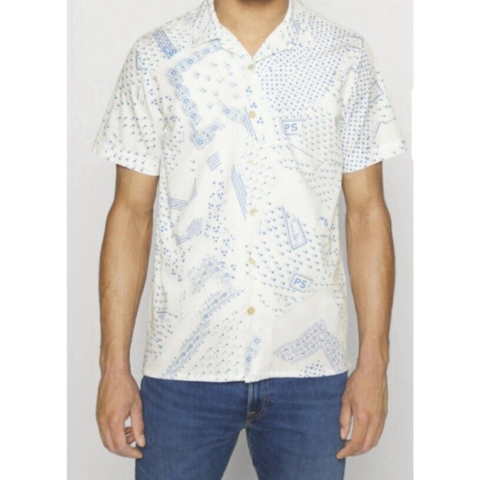 Paul Smith NWT $175 Paul Smith Short Sleeve Camp Shirt Medium Size US M / EU 48-50 / 2 - 6 Thumbnail