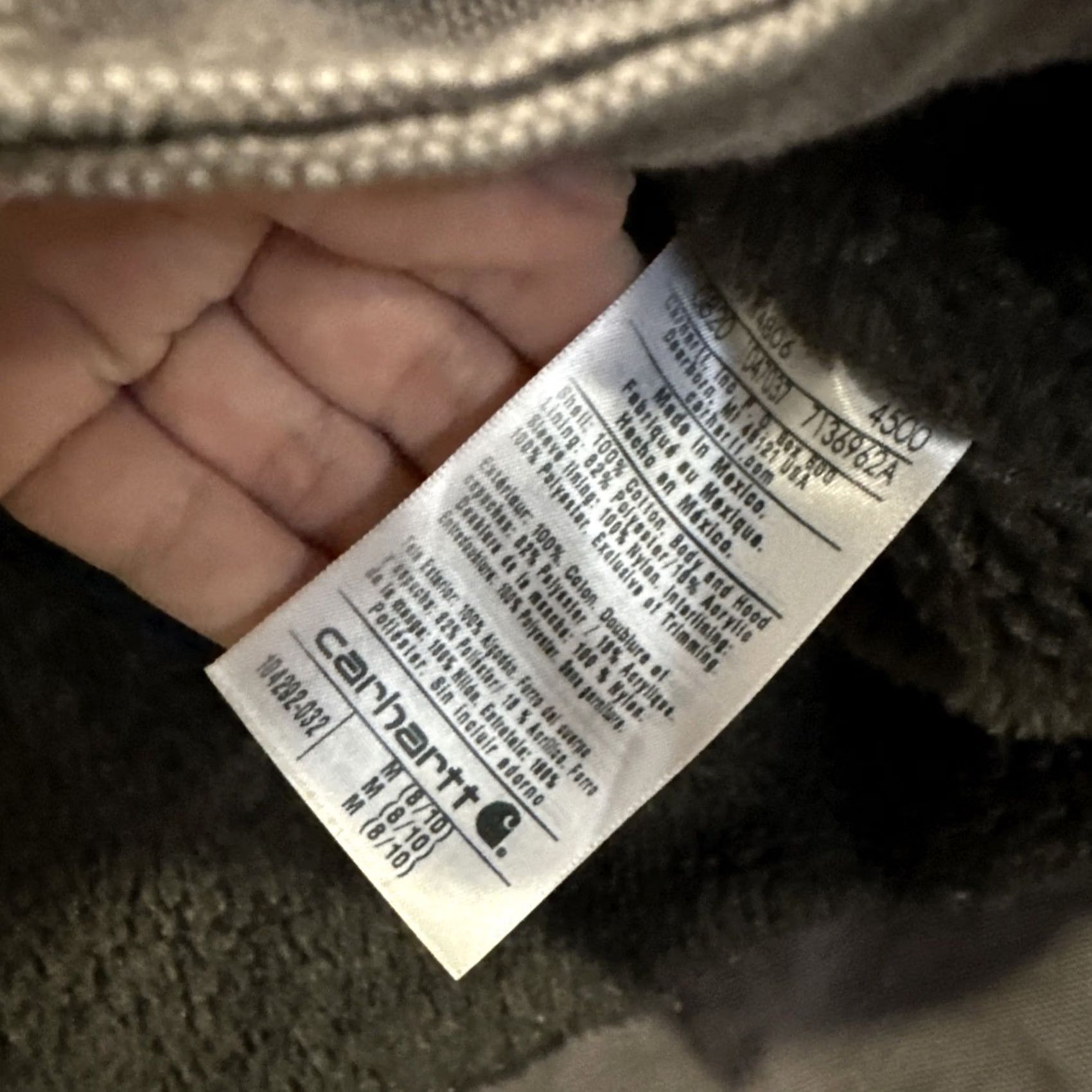 Carhartt Carhartt Women's Jacket M Purple Loose Fit Washed Duck Sherpa Lined HTF 104292-032 Size M / US 6-8 / IT 42-44 - 7 Thumbnail