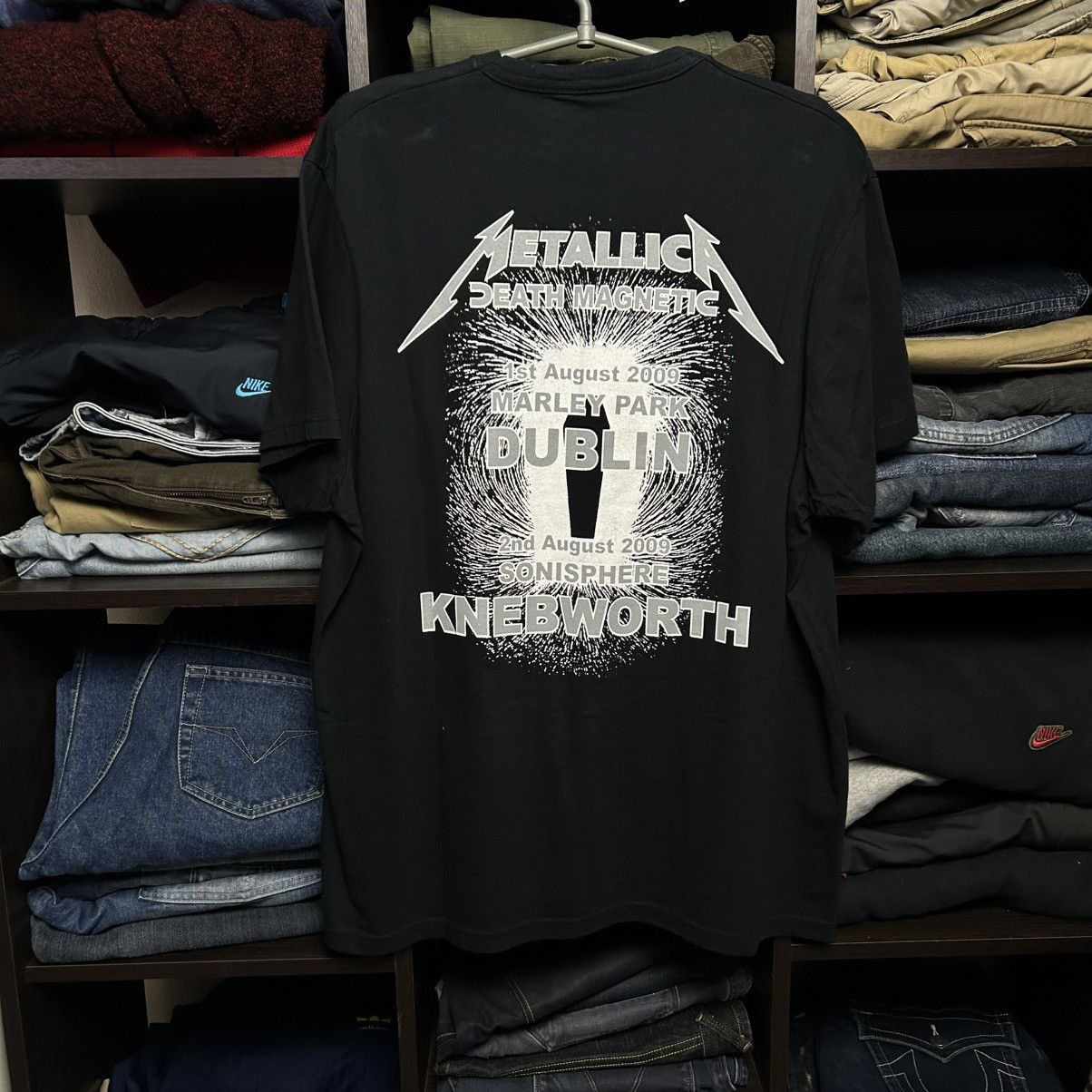 Band Tees Vintage Metallica Death Magnetic 2009 big logo rock band tee Size US L / EU 52-54 / 3 - 2 Thumbnail