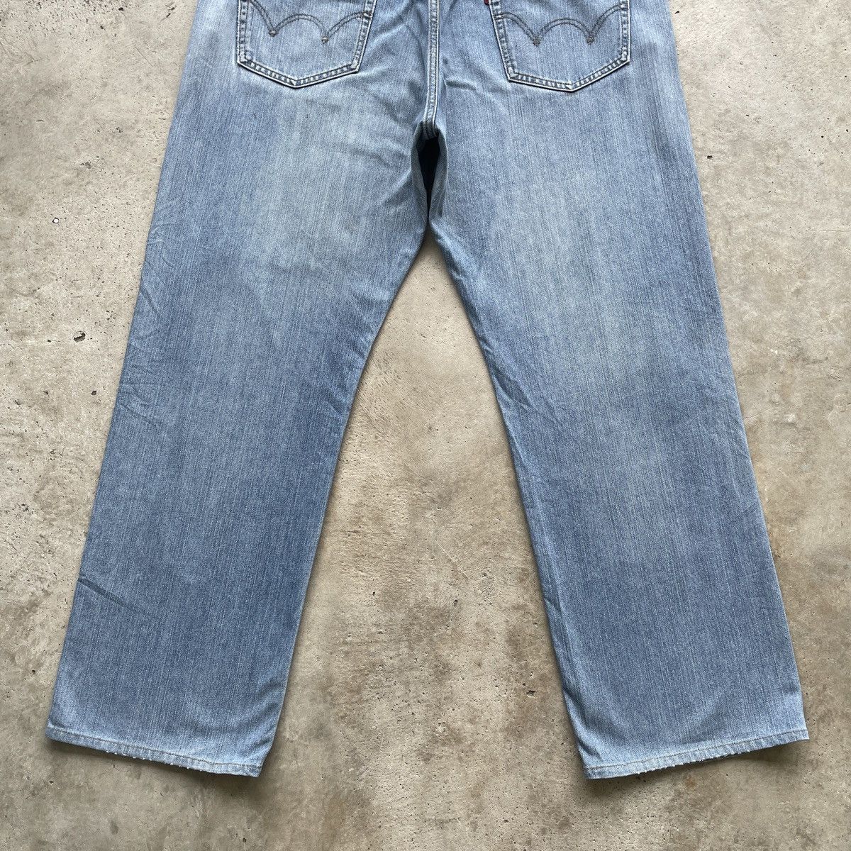 Edwin W42x31💥 Vintage Edwin Distressed Jeans Faded Denim Pants Size US 42 / EU 58 - 10 Thumbnail