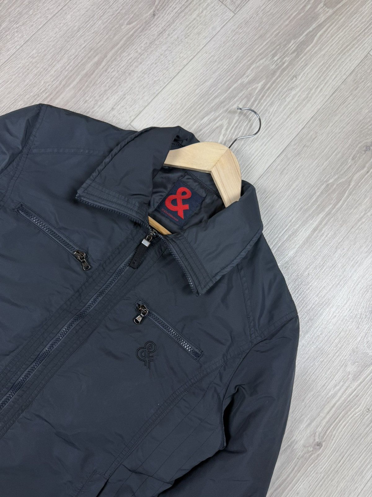 Dolce & Gabbana Vintage 00s Dolce & Gabbana Gray Zip Jacket Size M / US 6-8 / IT 42-44 - 3 Thumbnail