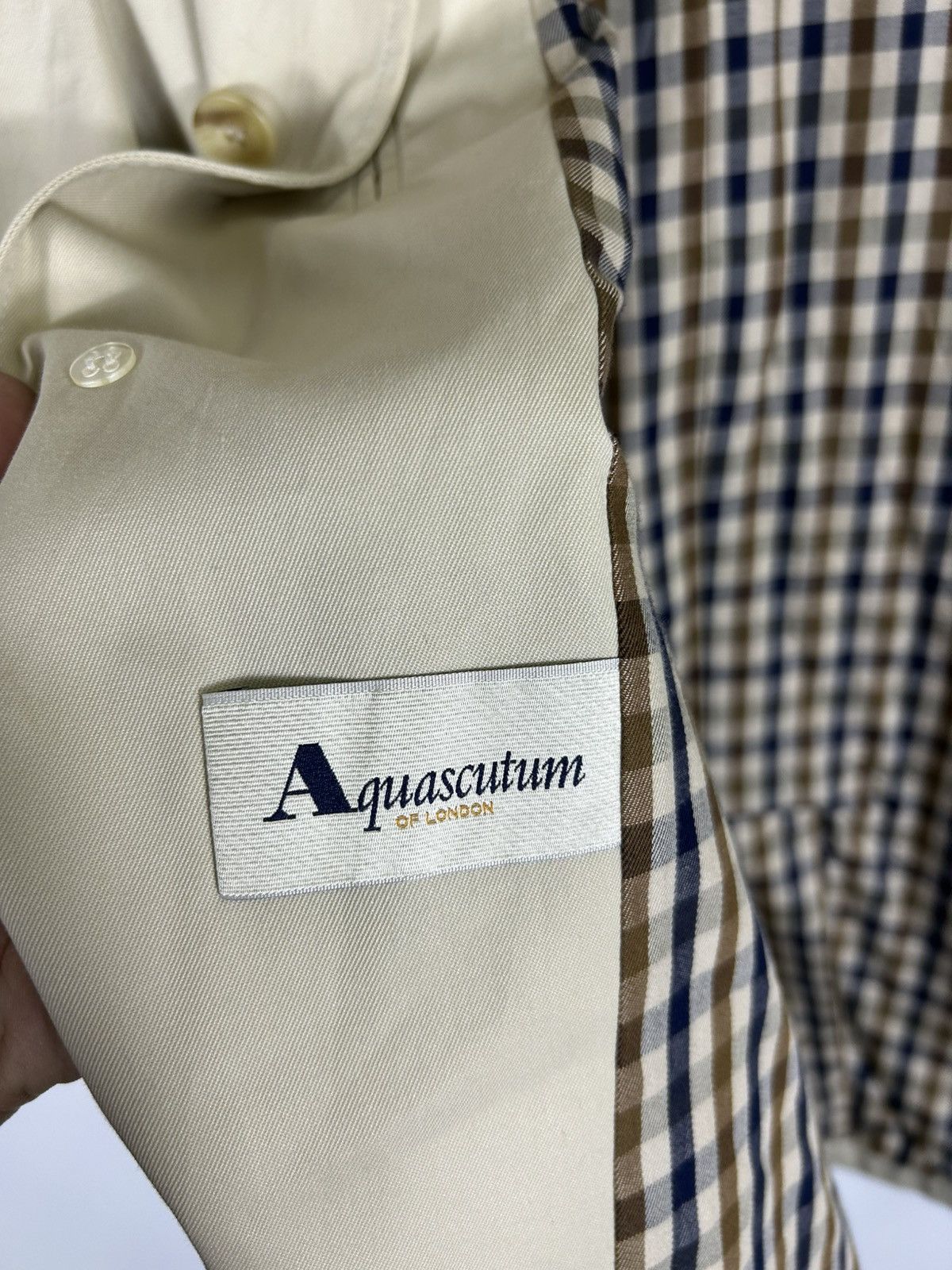 Aquascutum × Vintage ⚡️Vintage Aquascutum England Button Coat Jacket Size US M / EU 48-50 / 2 - 11 Thumbnail