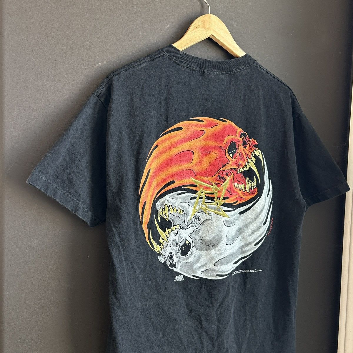 Band Tees RARE Metallica Rebel Pushead 1997 Vintage Tee Size US XL / EU 56 / 4 - 4 Thumbnail