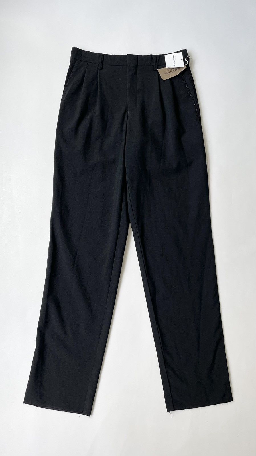Comme des Garcons S/S 04 Black/Contrast Pink Stitch Trousers Size US 30 / EU 46 - 1 Thumbnail