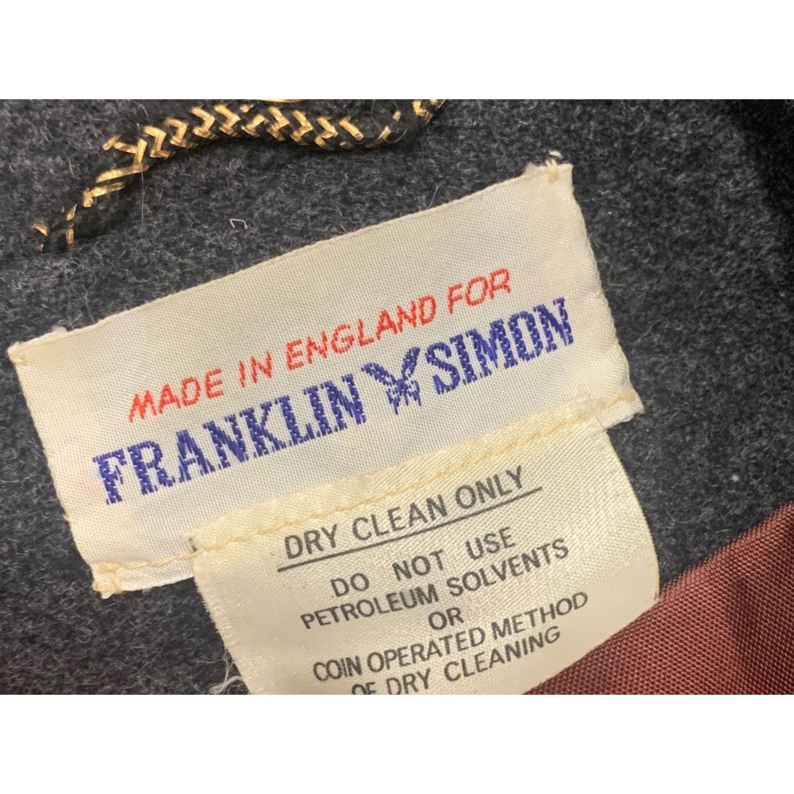 Vintage Vintage Mid Century 1960s Franklin Simon Wool Blazer Jacket Size M / US 6-8 / IT 42-44 - 2 Thumbnail