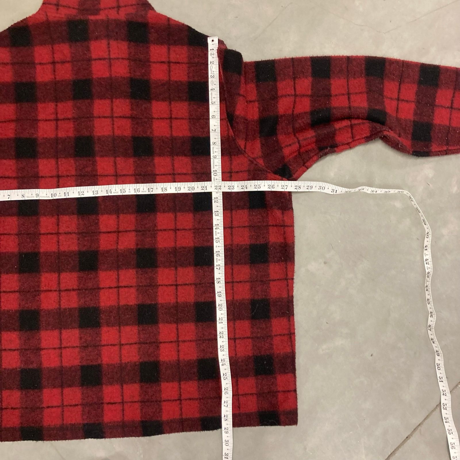 Vintage vintage Y2K quarter zip flannel sweatshirt Size US XXL / EU 58 / 5 - 3 Thumbnail
