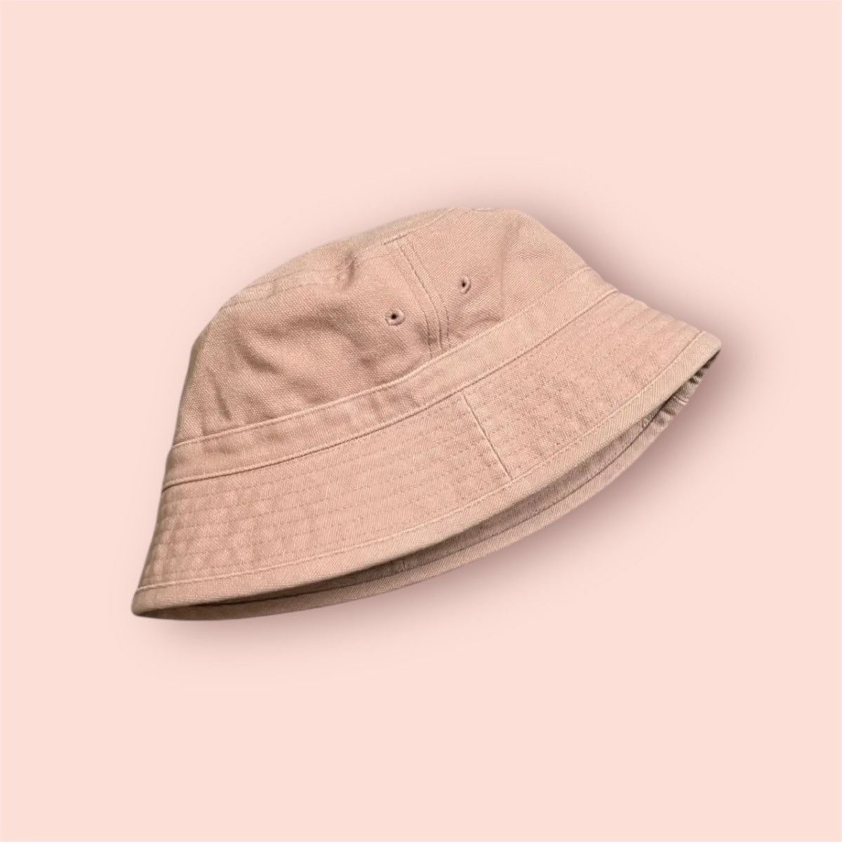 Issey Miyake VINTAGE IY BASICS ISSEY MIYAKE RED DENIM BUCKET HAT JAPAN Size ONE SIZE - 13 Thumbnail