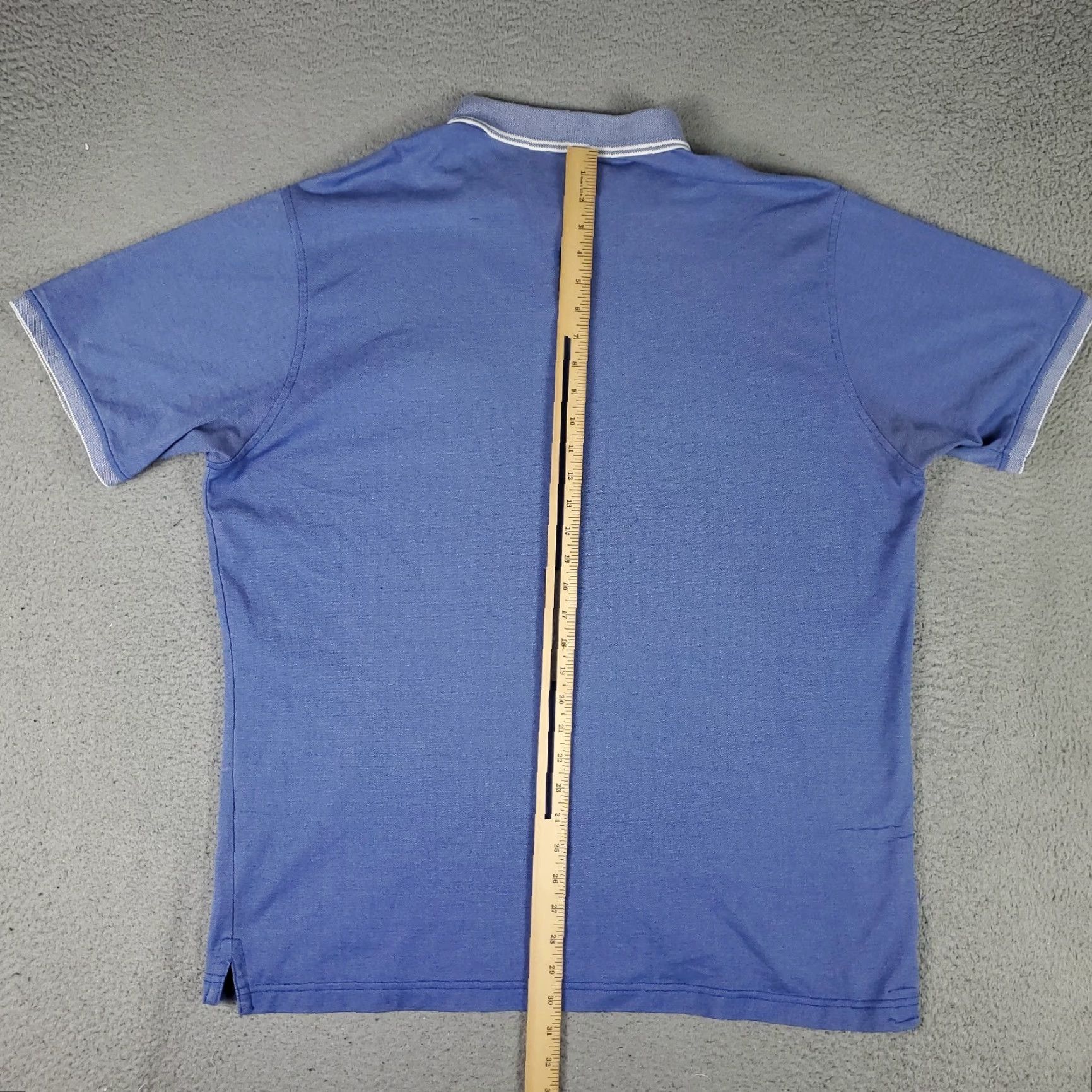 Peter Millar PETER MILLAR Polo Shirt Mens 2XL Blue Cotton Golf Short Sleeve Adult 2XL Blue Modern Classic Polo Mens Size US XXL / EU 58 / 5 - 4 Thumbnail